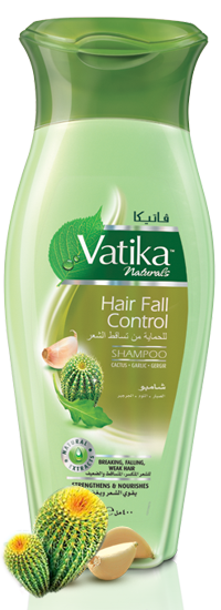 Шампунь для волос Vatika против выпадения волос с чесноком и кактусом