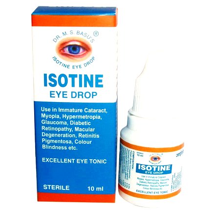 Глазные капли Айсотин Isotine Jagat Pharma 10 мл
