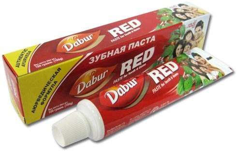 Аюрведическая зубная паста Ред Дабур