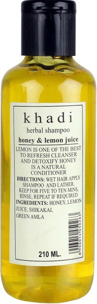 Травяной шампунь Мед и Лимонный сок Кхади