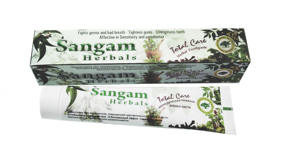 Зубная паста Sangam Herbals без фтора