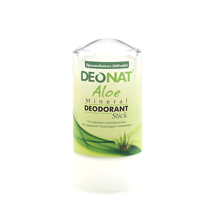 Минеральный дезодорант Deonat с алоэ, 60 гр.