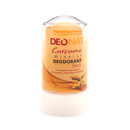 Минеральный дезодорант Deonat с куркумой, 60 гр.