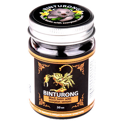 Черный бальзам с ядом скорпиона Binturong Black Balm