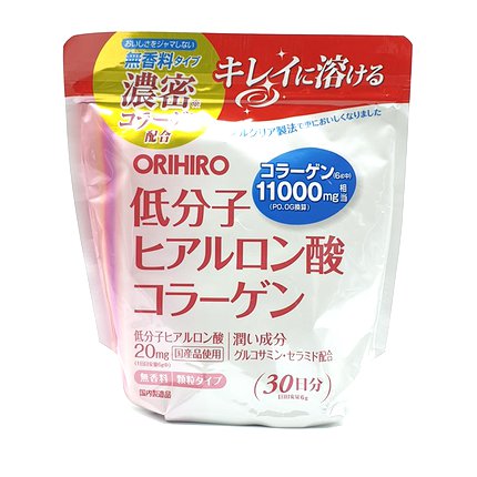 Коллаген с гиалуроновой кислотой ORIHIRO 180 гр. на 30 дней