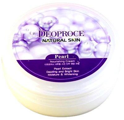 Крем для лица и тела питательный с экстрактом жемчуга Deoproce Natural Skin Cream
