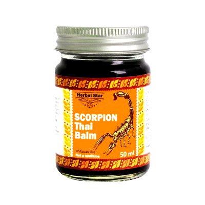 Бальзам с ядом скорпиона Herbal Star Scorpion Thai Balm