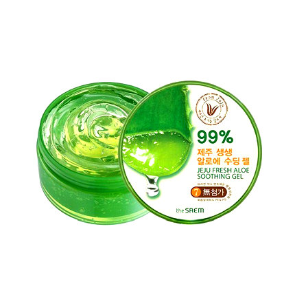Гель с алоэ  универсальный The Saem Jeju Fresh Aloe Soothing Gel 99%