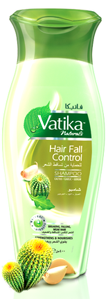 Шампунь для волос Vatika против выпадения волос с чесноком и кактусом