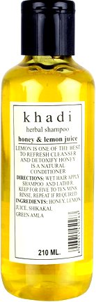 Травяной шампунь Мед и Лимонный сок Кхади