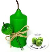 Свеча ароматическая АРОМА Зеленое яблоко